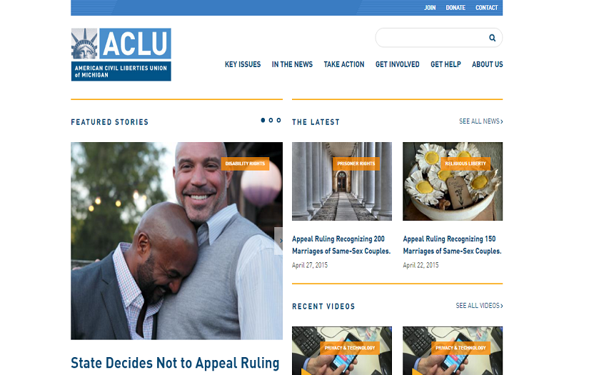 ACLU screenshot 1